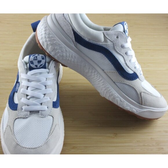 Vans Men's MTE UltraRange Neo Vr3 Trail Shoes Blanc De Blanc Navy Size 10 NEW - Picture 4 of 7